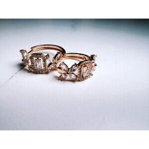 Boutique Clip Earrings Modern English Garden Soft Feminine Gold Earrings